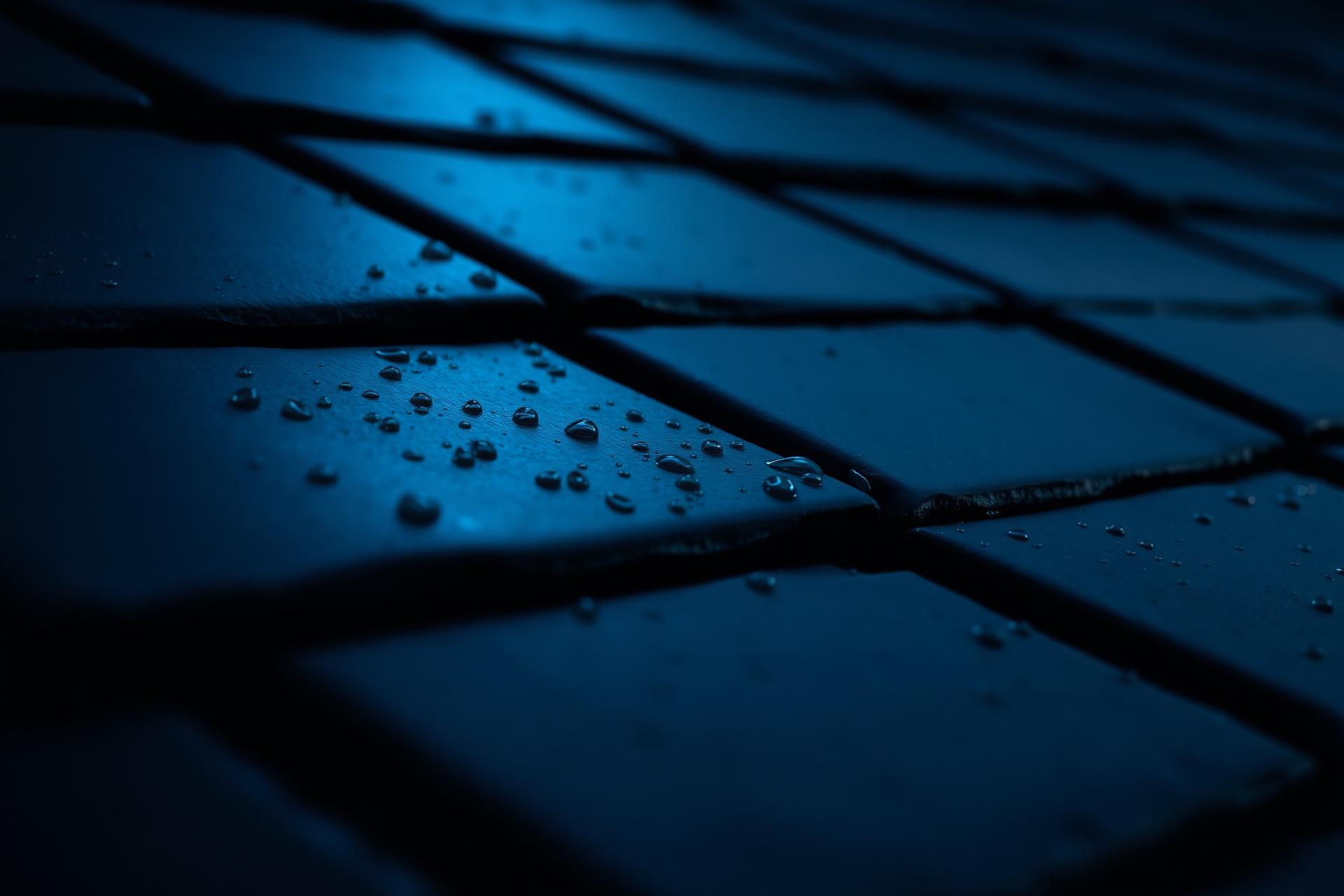 Toiture hydrophobe traitée par nanotechnologie